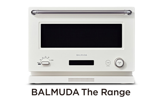 バルミューダ BALMUDA The Rangeホワイト K09A-WH／JP ｜ BALMUDA バルミューダ ザ・レンジ オーブンレンジ オーブン 家電 おしゃれ リビング キッチン モダンクラシック