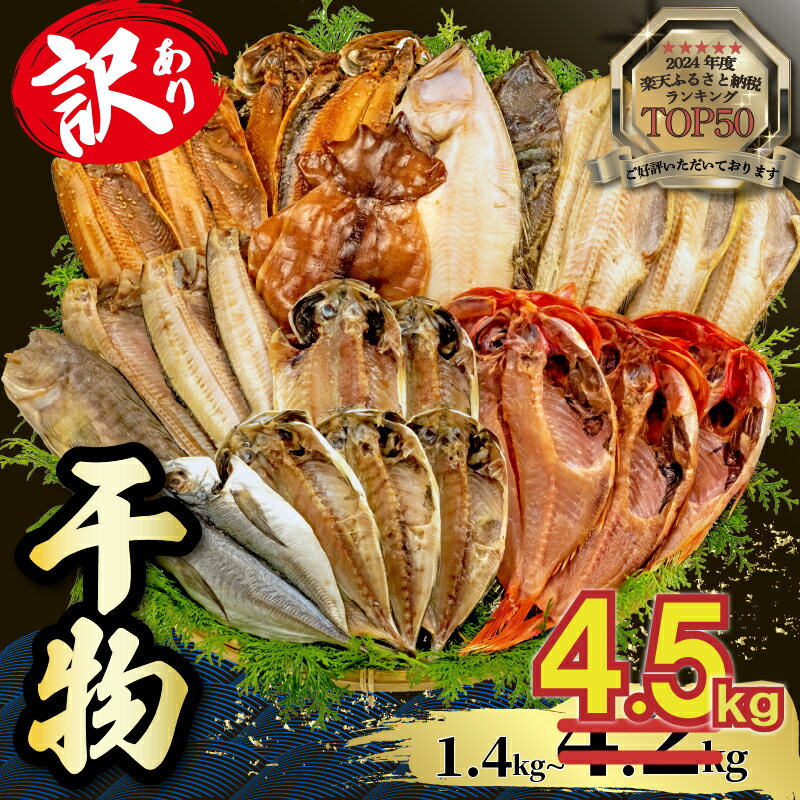  訳あり干物 4.5kg 詰め合わせセット
