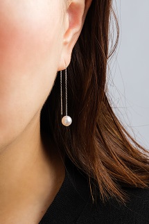 真珠ピアス・カティーナ（ホワイトゴールド）