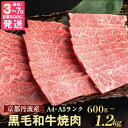 【緊急支援】丹波亀岡 京の肉 ひら山厳選 京都府産黒毛和牛 焼肉 用 1kg＋200g増量 【計1.2kg】 ☆月間MVPふるさと納税賞 第1号（2020年10月）・SDGs未来都市亀岡