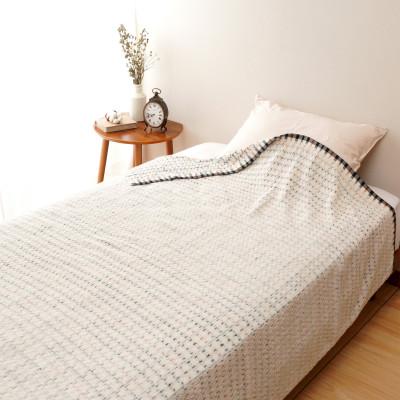 ふるさと納税 泉大津市 【日本一の毛布の町】DAKS House checkやわらかタオルケット　 シングル　ギフト箱入り