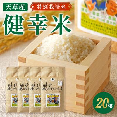 ふるさと納税 天草市 【令和8年産】特別栽培米　健幸米20kg(5kg×4袋)_S067-027