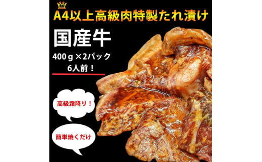 
国産牛切り落し(味付) 400g×2パック≪お肉 牛肉≫※離島への配送不可※着日指定不可
