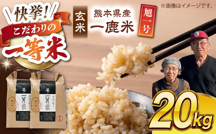 
                  〈令和7年度産米〉 【先行予約】【天日塩を使用】一鹿米 旭一号 玄米 20kg【株式会社 夢アグリ】おこめ 米 お米 ごはん げんまい 令和7年産 [ZCL006]
                