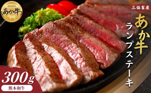 【三協畜産】【選べる内容量】熊本和牛あか牛ランプステーキ 300g タレ無し あか牛 赤牛 牛肉 あか牛 あか牛丼 国産 簡単 お取り寄せ 冷凍 お土産 ギフト 贈り物 贈答用 豪華 セット ご当地 簡単 手軽 贅沢 ご褒美 お祝い 人気 晩ご飯 熊本県 阿蘇市