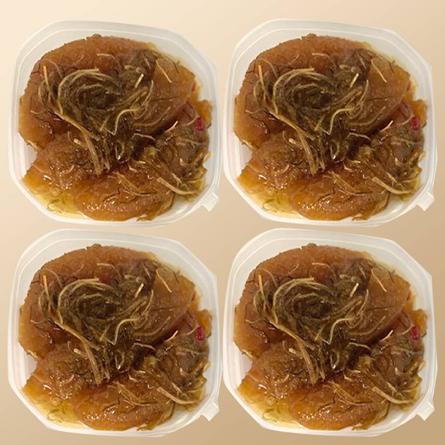 【もったいない！を食べよう】＜函館 弘成＞”数の子たっぷり”「松前漬」215g×4（計860g）