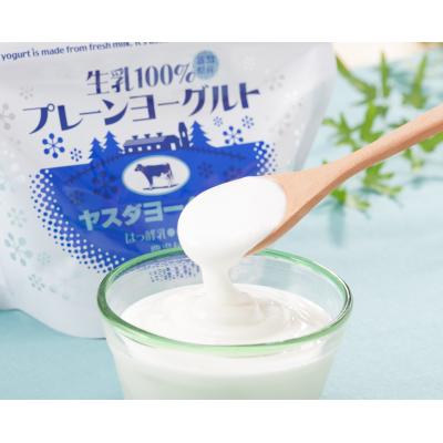 ふるさと納税 阿賀野市 【12/21までの寄附で年内発送】ヤスダヨーグルト パウチタイプA プレーン 600g×4個 |  | 01