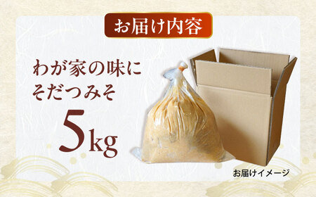 育てる味噌 5kg [VAV019] みそ 米味噌 キット