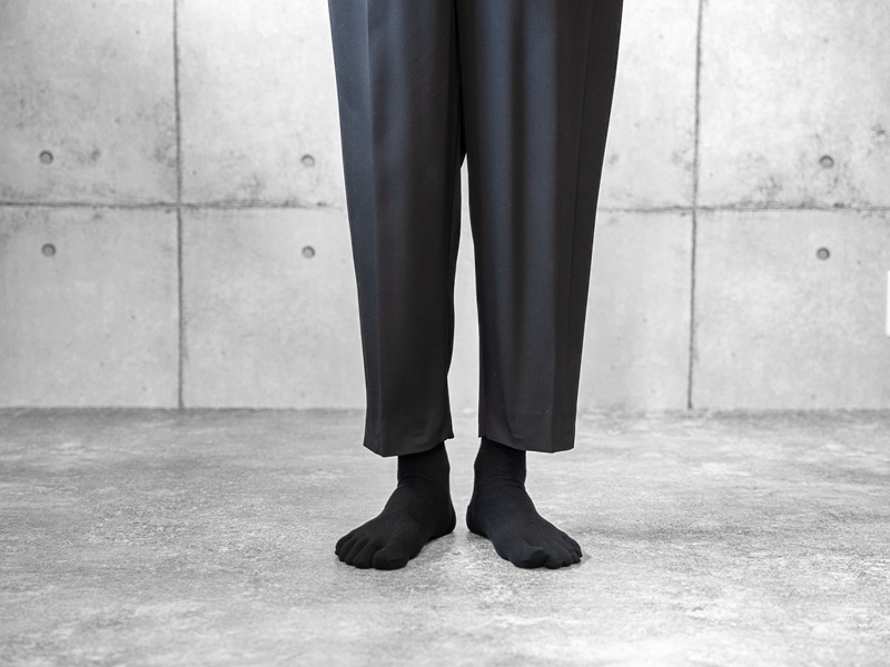 HARUSAKU ハルサク 5本指 バックラインソックス 靴下 5足セット （25cm～27cm）///靴下 くつした くつ下 ソックス 足元 ビジネス シンプル カジュアル おしゃれ かわいい 消臭