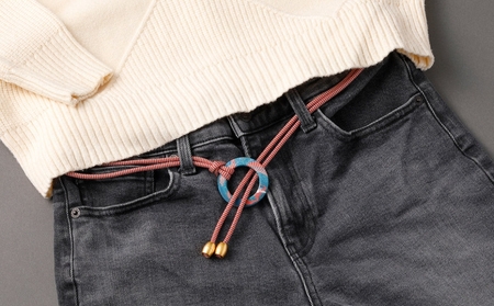 【PARACO】フープベルト・北斎 (カラー：鳳凰図)