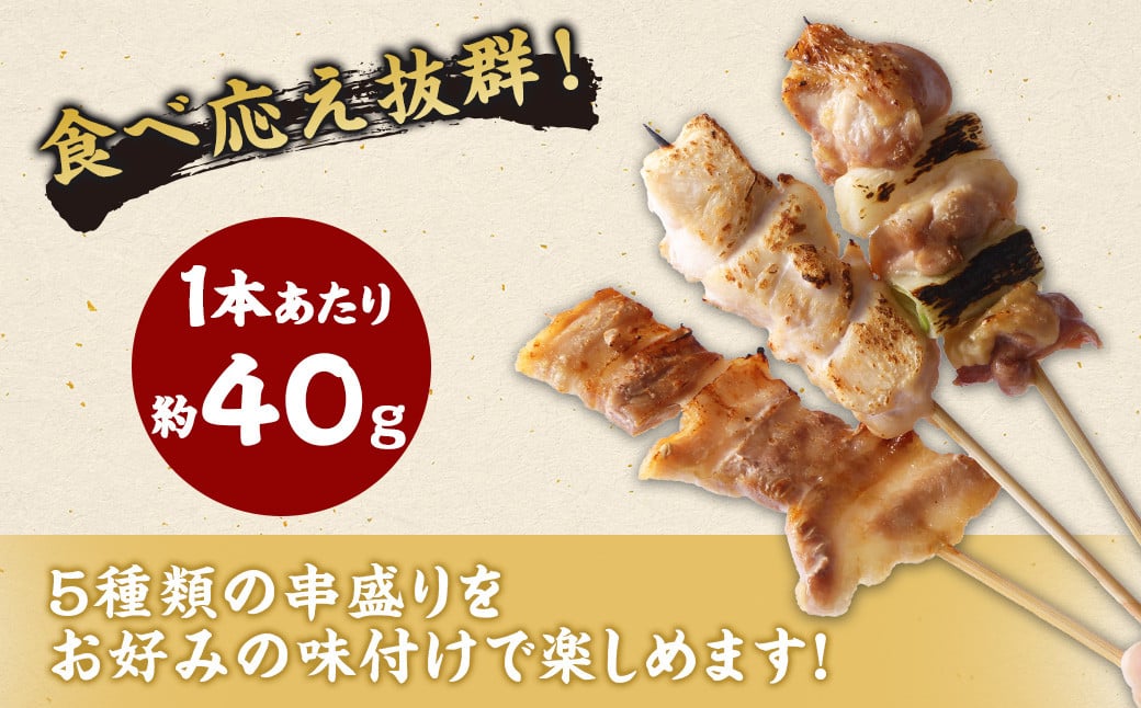 ＜晩酌のお供 串盛りセット 約800g＞