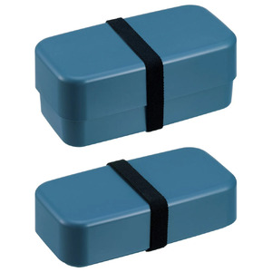 ランチボックス 環境に配慮したランチボックス 1L 2段 アッシュブルー 〈スケーター skater〉弁当箱 1000ml PLB10WSB  6-303