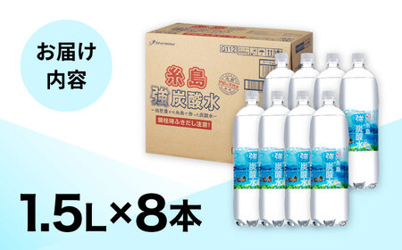 強炭酸水 1.5L 8本   炭酸水 大容量 [ARM001]