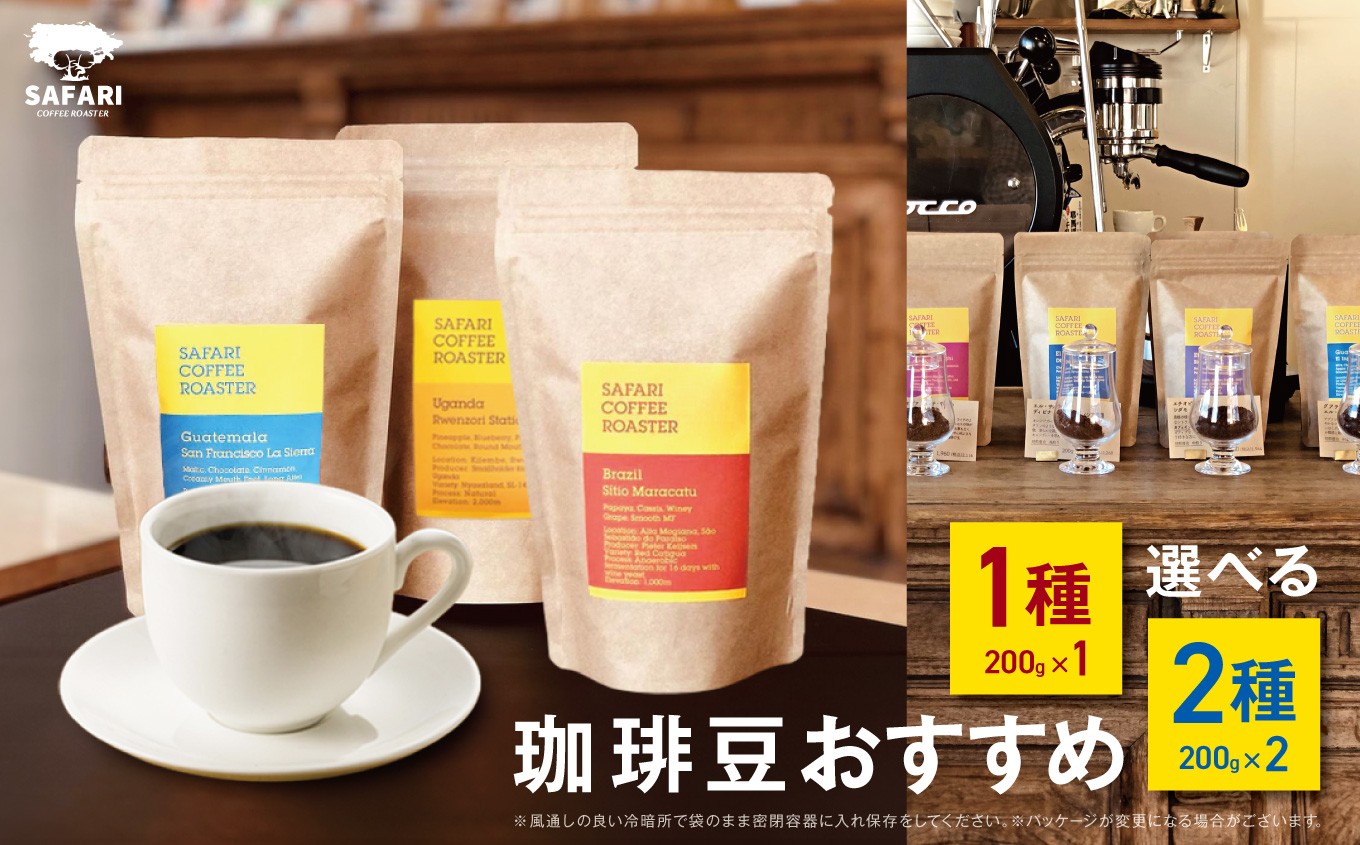 
                  【選べる内容量】 季節のおすすめ 珈琲豆 1種(200g) / 2種(200g×2) | 珈琲 コーヒー 自家焙煎 コーヒー豆 季節 季節のコーヒー おうちカフェ 豆 大分県産 国産 大分県 中津市
                