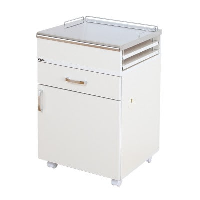 
ステンレス天板ホビーワゴン(ホワイト)　HWJ-45W【1416316】
