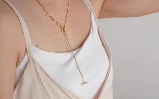 [LENERAオリジナルネックレス]shine through necklace (curve)