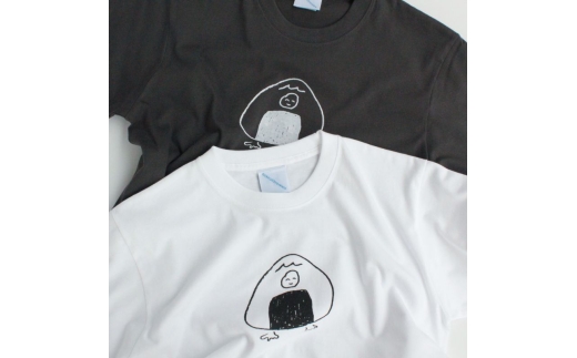 【Mr.Rice ball】Tシャツ 新潟県 Lサイズ墨 規
