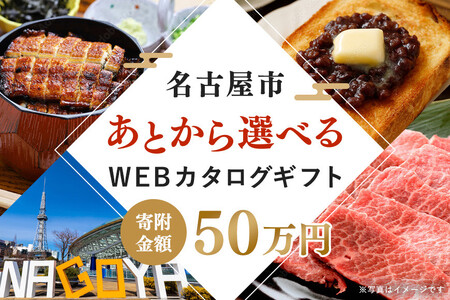 あとから選べるWEBカタログギフト（寄附50万円コース）150000ポイント名古屋市
