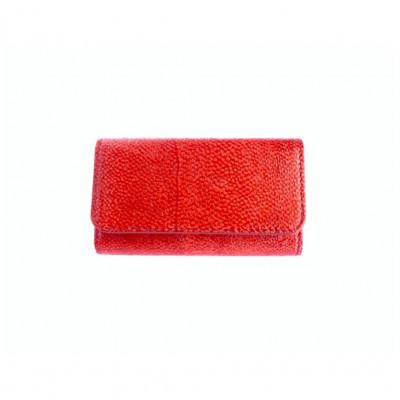 ふるさと納税 高知市 【Madder Red】Ocean Leather キーケース【ブリ】【BX077-02】