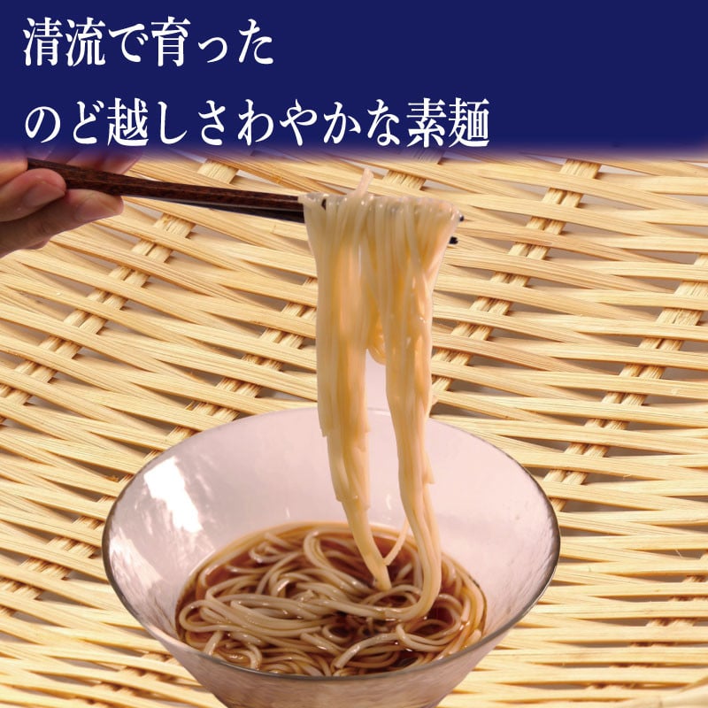 
            清流育ちの手延べ 半田そうめん 7袋 ( 80g × 21束 )  そうめん  国産 徳島県 三好市 のし お中元 お歳暮 ギフト 贈り物 素麺 そーめん ソーメン
          