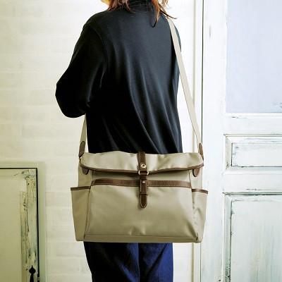 ふるさと納税 豊岡市 豊岡鞄 KANEDAITO RVKショルダーM 561011ベージュ