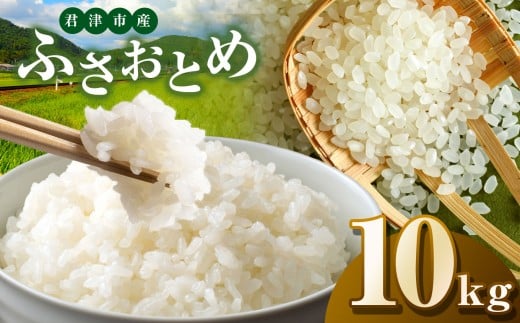 新米 【令和7年産】君津市産ふさおとめ（精米）10kg | JA さだもと 米 こめ お米 おこめ 白米 精米  千葉県 君津市 きみつ