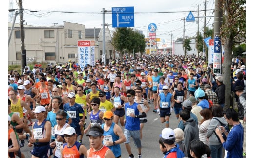 手賀沼エコマラソン出走権（1名様分） 〈手賀沼 マラソン ハーフ ハーフマラソン 出走券 チケット イベント マラソン出場券 運動 趣味 スポーツ エントリー  〉