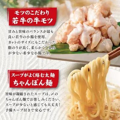 Z08-35 博多もつ鍋食べ比べ2種セット(味噌味3人前)【おおやま・上田商店】もつ鍋