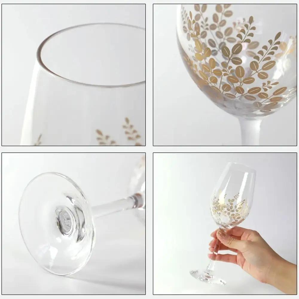 みよし漆器本舗 ぬりもん de Verre ワイングラス 蒔絵 萩 330ml 単品 21cm 紀州塗り 紀州漆器 ワイン グラス