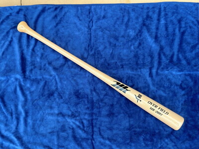 【クリア色】メープル材BFJ付試合用バット1本【84cm・860g・標準グリップ】｜野球 木製バット 硬式 