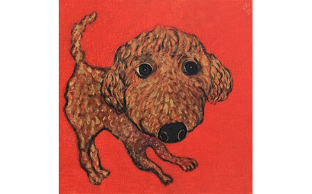 アーティストが『愛しいペットのポートレート』描きます 6号サイズ スクエア 410×410mm