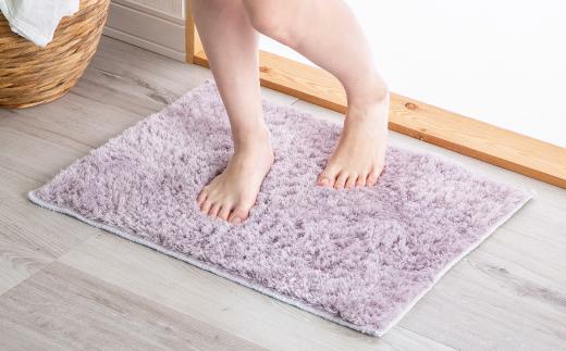 【ふるさと納税限定】ふわふわコスモトロン吸水速乾バスマット20mm2色セット 縦45cm×横60cm