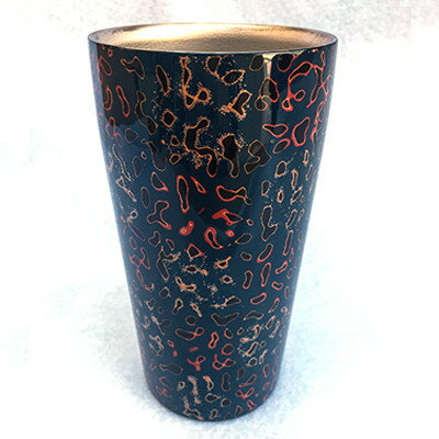 【ふるさと納税】津軽塗タンブラー 450ml (青)【1291947】