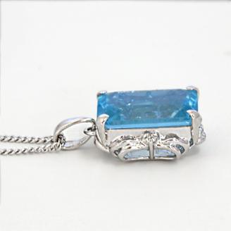 ブルートパーズ ペンダント 8ct SV925 大粒 （161275）