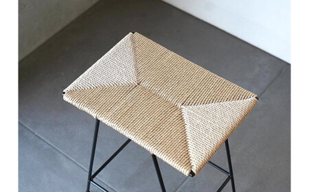 スツール ペーパーコードスツール IRON 広島県福山市/株式会社府中家具 インテリア 国産家具 スツール ナチュラル 椅子[BAGE004]