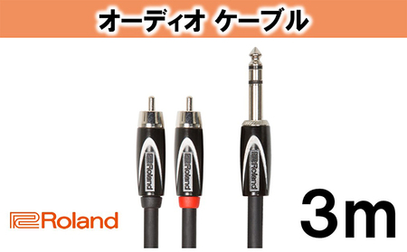 【Roland純正】オーディオケーブル 3m/RCC-10-TR2RV2【配送不可：離島】