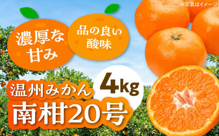 【先行予約】【12月上旬から順次発送】【まごころ手選り手詰め】温州みかん 南柑20号 約4kg 愛媛県大洲市/カームシトラス[AGBW002] みかん 愛媛みかん 温州みかん 柑橘みかん 大洲みかん