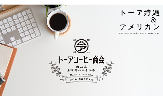 自家焙煎 コーヒー 1kg（500g×2袋）(4)【中挽き】 トーアコーヒー商会 ブレンドコーヒー 焙煎 珈琲 飲料類