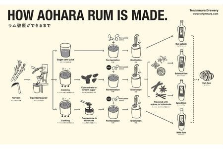 【IWSC受賞】 ラム酒 飲み比べセット 2本 (各200ml) 計400ml ／ ラム酒 ラム 酒 お酒 飲み比べ セット 国産 小瓶 ミニボトル 【天神村醸造所株式会社】 [BKBT001]