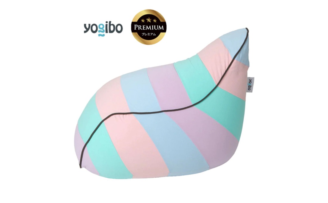 Yogibo Lounger Rainbow Premium（ラウンジャー レインボープレミアム）＜パステル＞-[G779-4]