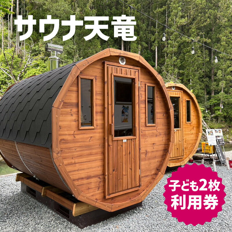 【ふるさと納税】サウナ天竜 利用券 子ども2枚セット サウナ チケット 静岡県 浜松市
