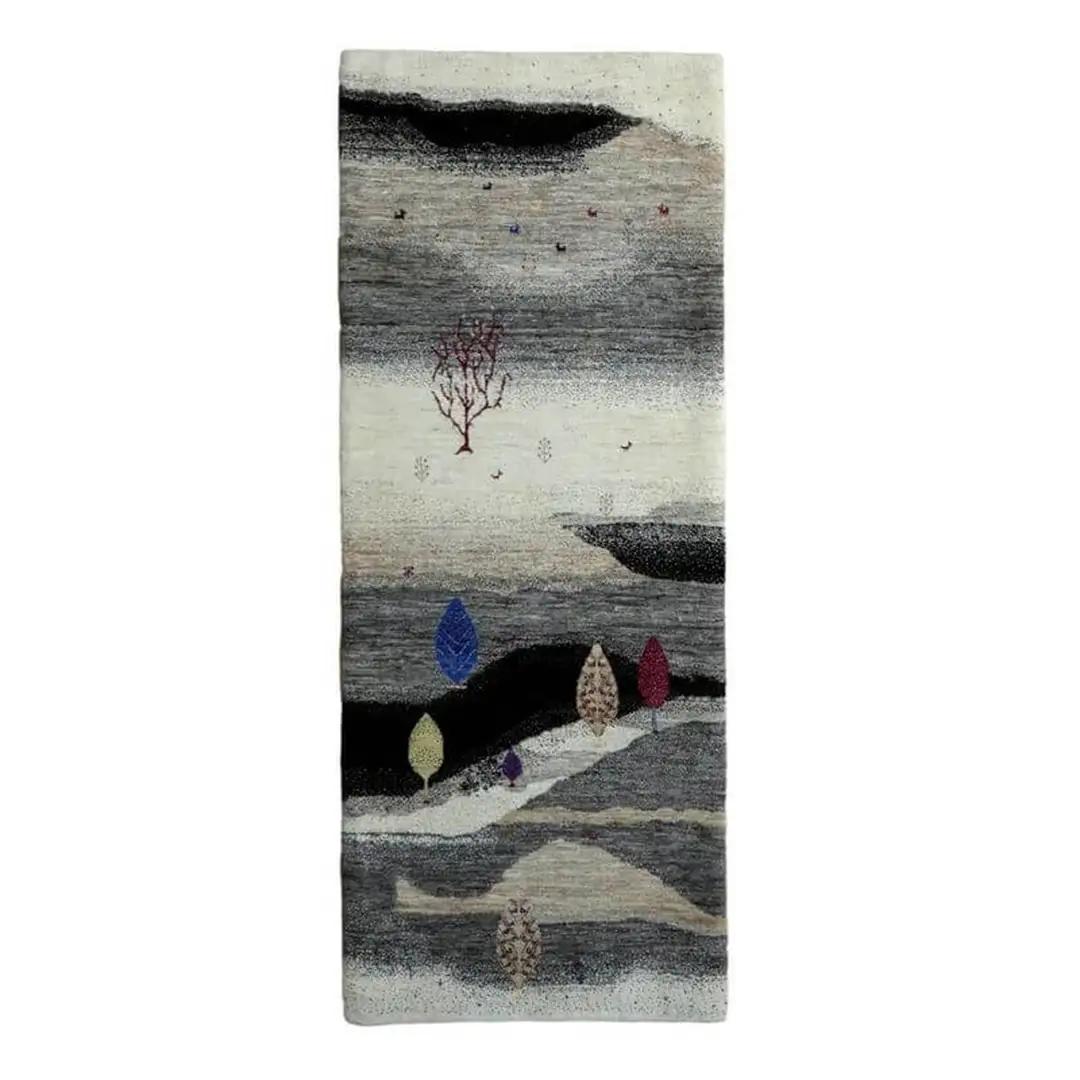  【限定1品】ギャッベ ルリバフ 207×82cm