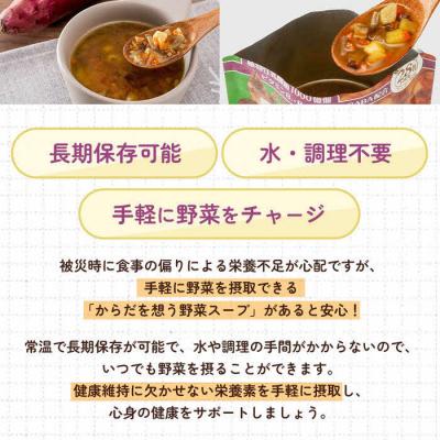 ふるさと納税 出雲市 【からだを想う野菜スープ】和風五目10食セット/レトルト/食物アレルギー対応/長期保存/防災食 |  | 03