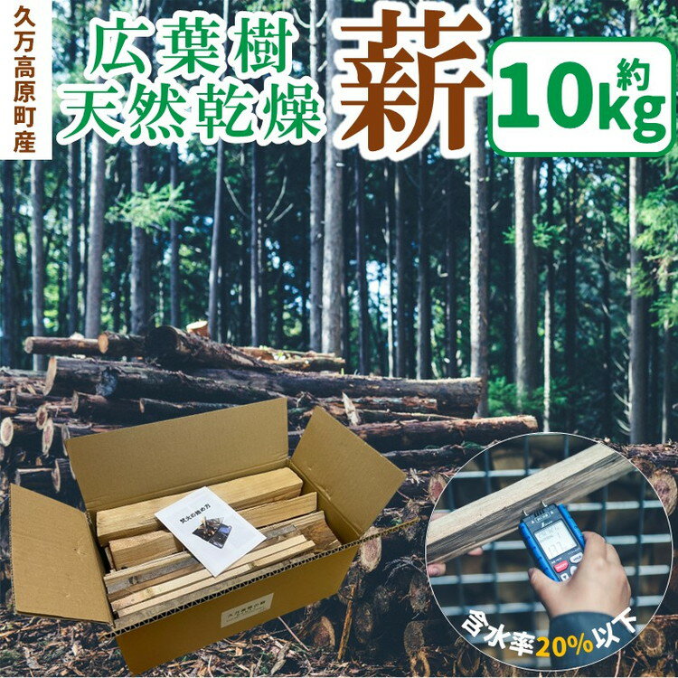 【ふるさと納税】久万高原町産 焚き付け 広葉樹ミックス薪 約10kg ｜ 天然乾燥 長持ち 久万高原町 ナラ サクラ クヌギ キャンプ アウトドア 暖炉 焚火 冬 薪ストーブ 愛媛 小分け