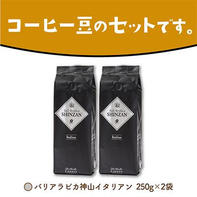 ふるさと納税 泉南市 ●【吉田珈琲本舗謹製】バリアラビカ神山イタリアン  250g×2袋/豆 |  | 03