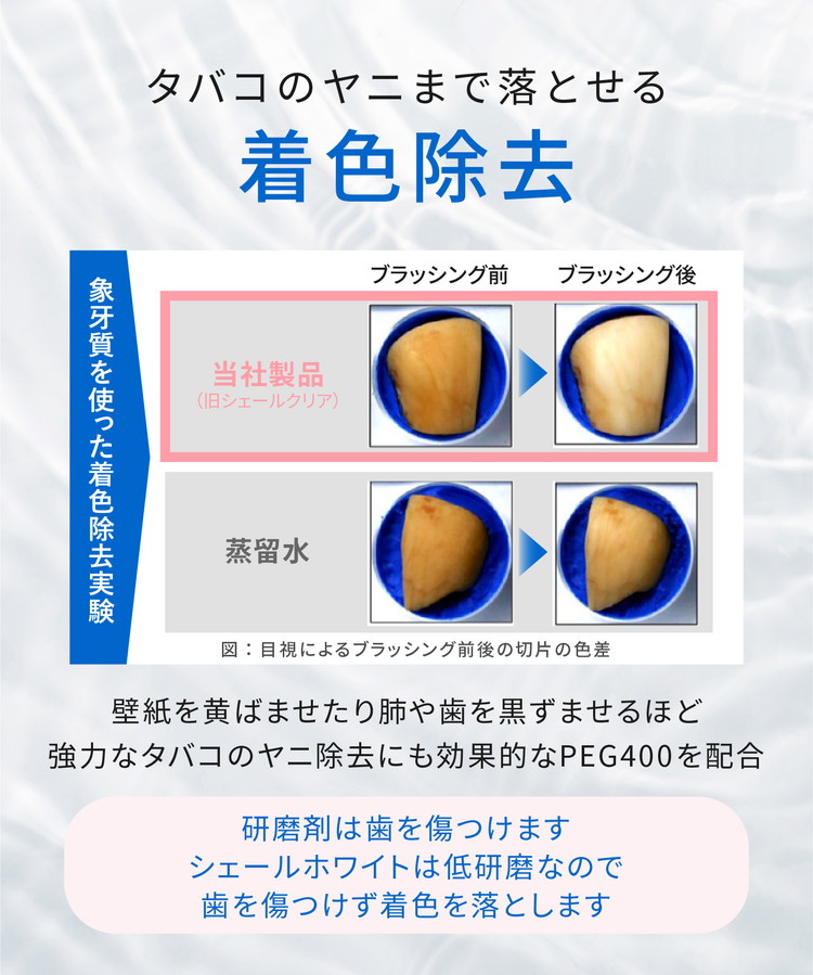 【6本セット】ホワイトニング 歯磨き粉 シェールホワイト アプリコットミント味 ホワイトエッセンス [医薬部外品] | フッ素 サンゴパウダー peg400 着色 ステイン 黄ばみ ヤニ取り 茶渋 自