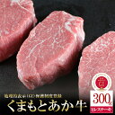 【ふるさと納税】GI 地理的表示 認定ブランド牛 国産 熊本県産 くまもとあか牛 褐毛和種 あかげわしゅ ブランド牛 熊本県認定 和牛 ヒレ ステーキ 300g 希少 高級部位 阿蘇 小国町 小国郷 贈答 ギフト 送料無料【地場産品基準：類型8ハ】