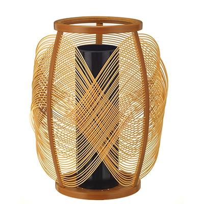 ふるさと納税 静岡市 駿河竹千筋細工 花器 「古葉」(こよう)