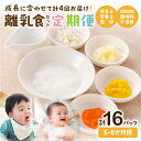 【ふるさと納税】【定期便】【月齢5ヶ月-8ヶ月 計4回】 添加物・調味料不使用 離乳食 セット 乳幼児 離乳 おかゆ 野菜 魚 ペースト 昆布だし 細切り野菜 魚ほぐし 栄養 バランス 離乳食セット 定期 月齢 旬の食材 湯煎 簡単調理 レトルト ボイル 子育て 宮崎市 送料無料