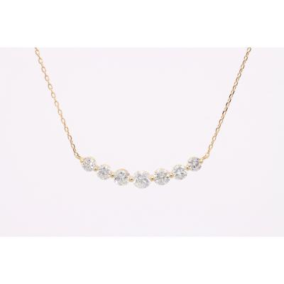 ふるさと納税 甲府市 K18 ダイヤ total1.00ct ペンダント 332007 |  | 01